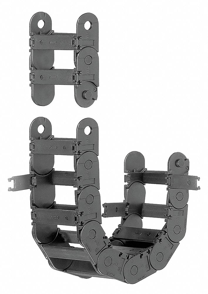 Cable Carrier, Med, Open, OW2.13In / 54mm