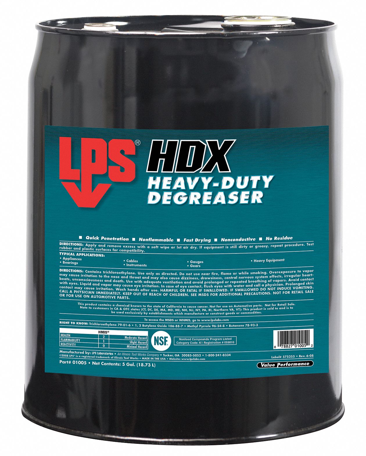 Heavy Duty Degreaser, Size 5 gal.