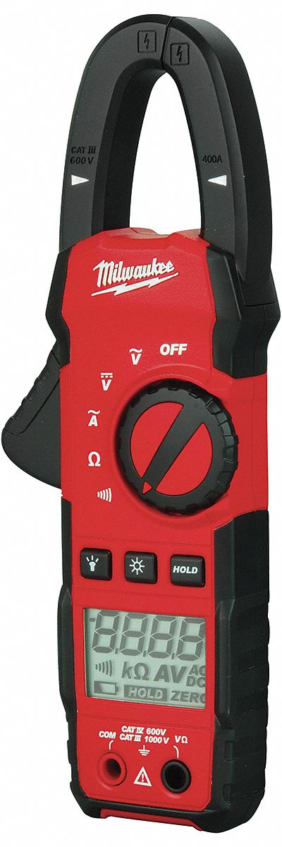 Digital Clamp On Ammeter, 600V, 4000 Ohms