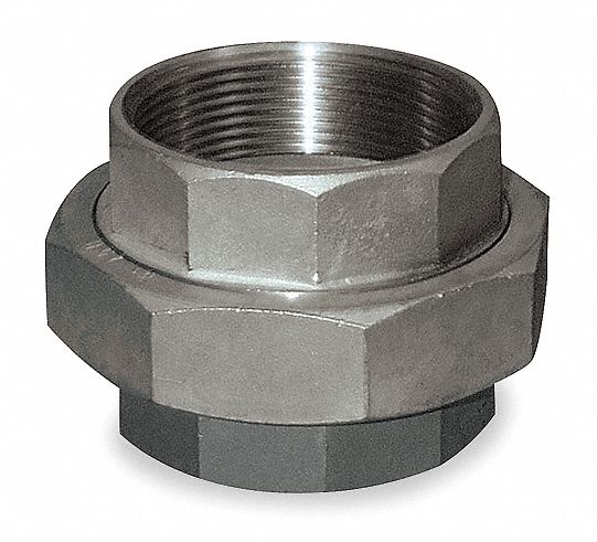 Union, 3/4 In, Threaded, 316 SS