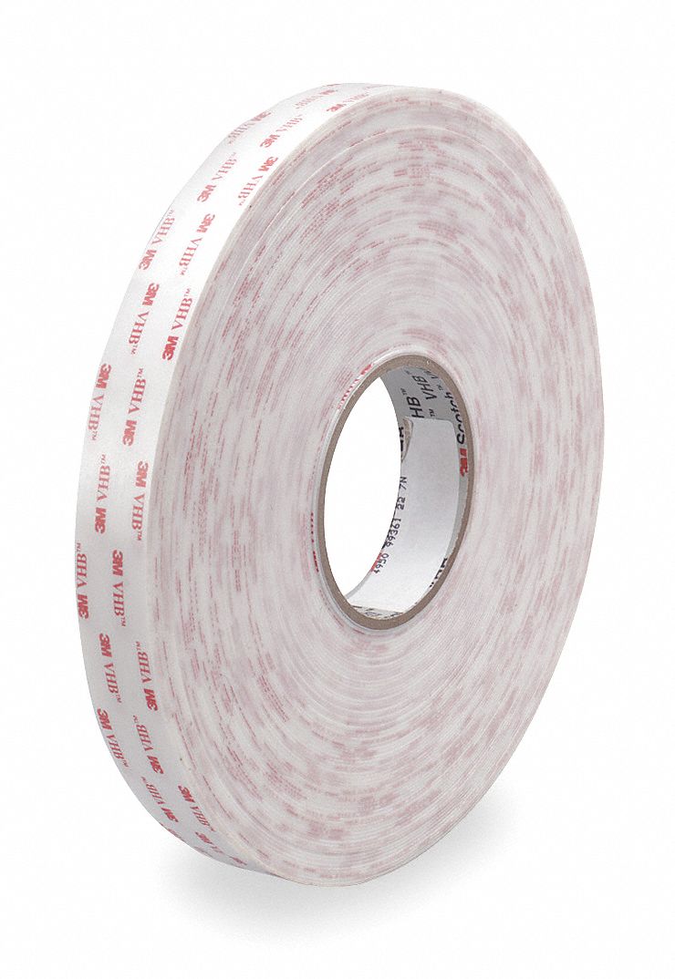 VHB Tape, 3/4 In x 216 ft., White