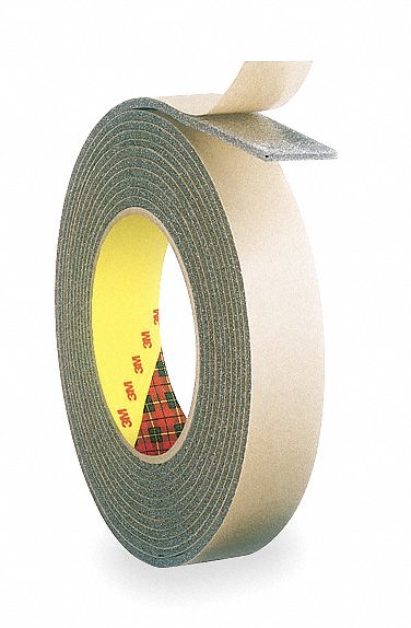 Double Sided Tape, 3/4 In x 36 yd., White