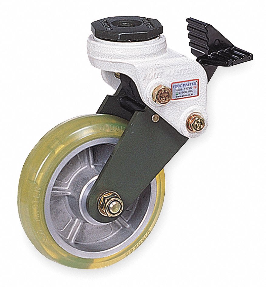 Swivel Stem Shock-Absorbing Caster