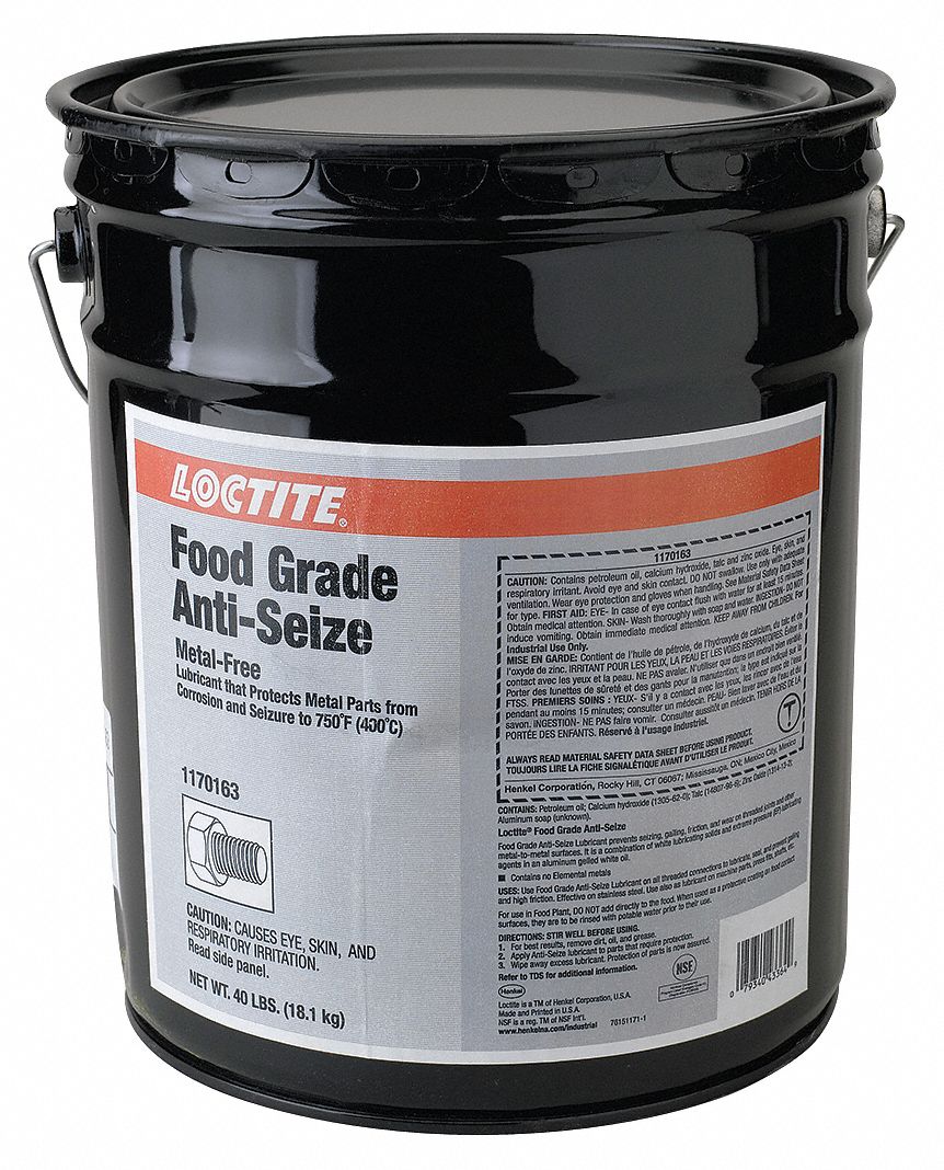 Anti-Seize, Food Grade, 40 lb Pail