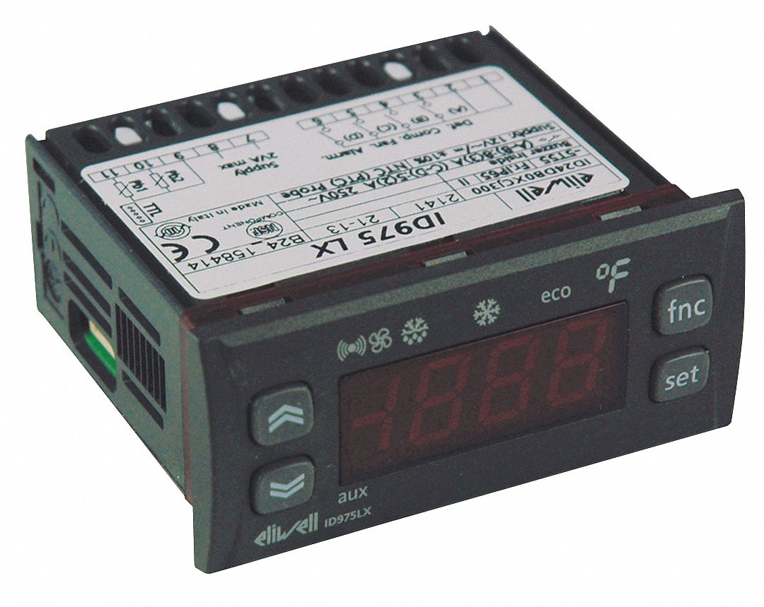 Temp Controller, 12VAC/DC, 4 Switches