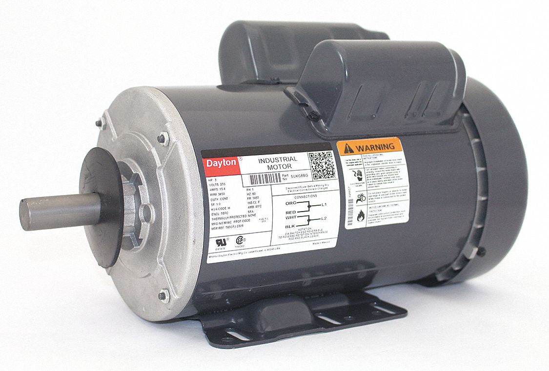 GP Mtr, CS, TEFC, 1 HP, 1725 rpm, 56HZ
