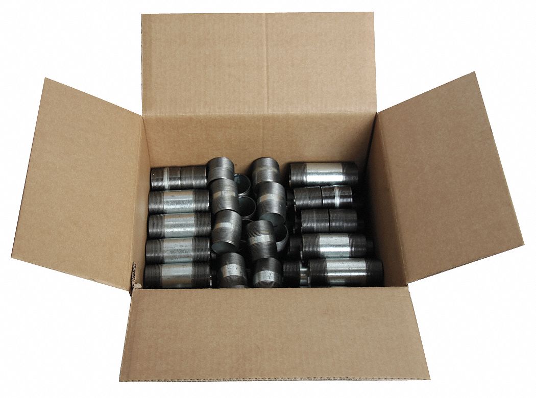 Nipple Assortment, Galvanized, 1-1/4 In