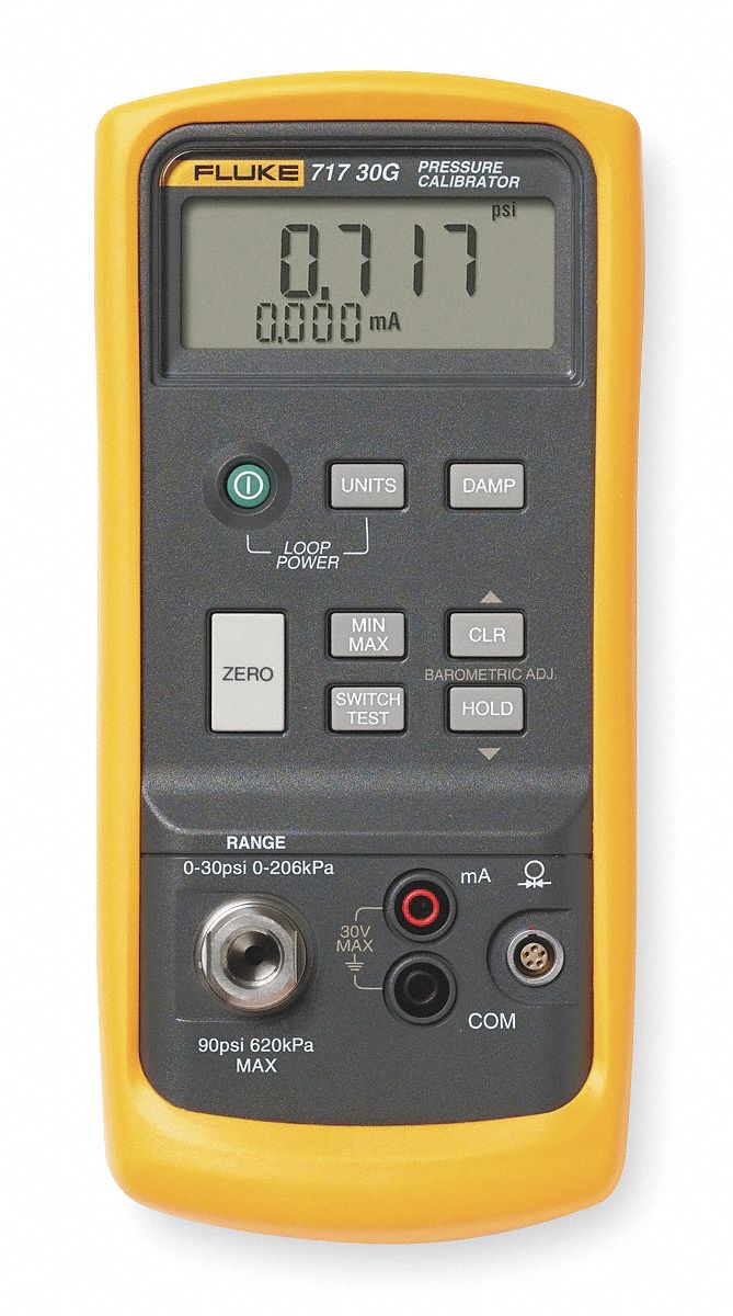 Calibrator, Pressure, -12 to 30 PSI