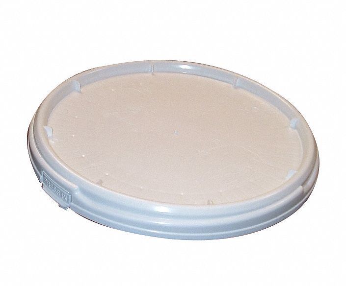 Lid, HDPE, Wht, 3-6 Gal, UN, No Gasket