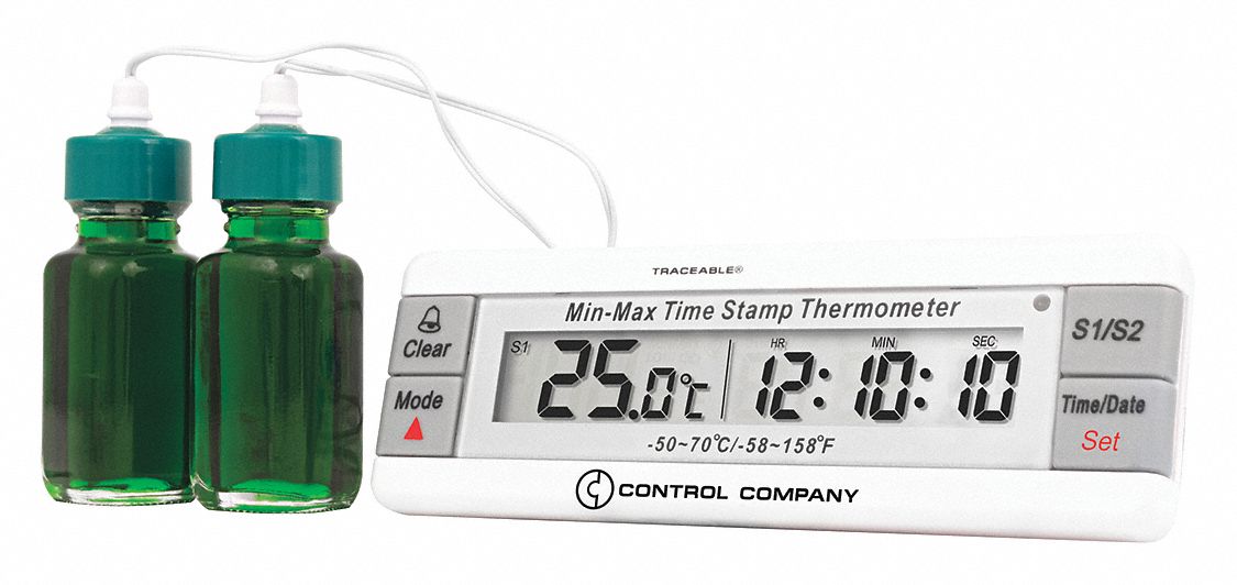 Thermometer, -58 to 158F, LCD