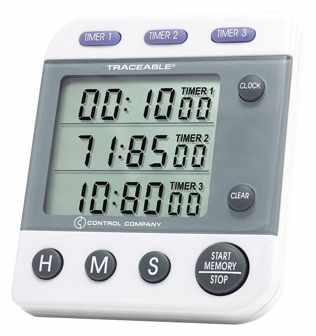 3-Channel, Jumbo Timer, Traceable