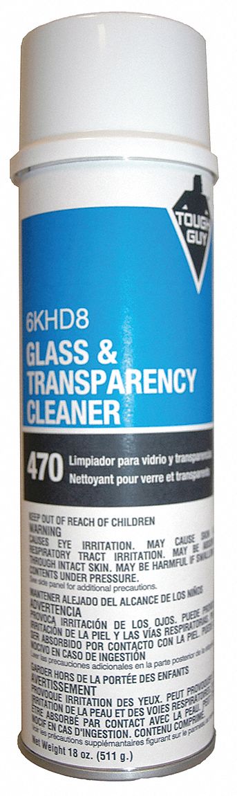 Glass Cleaner, 20 oz., Clear