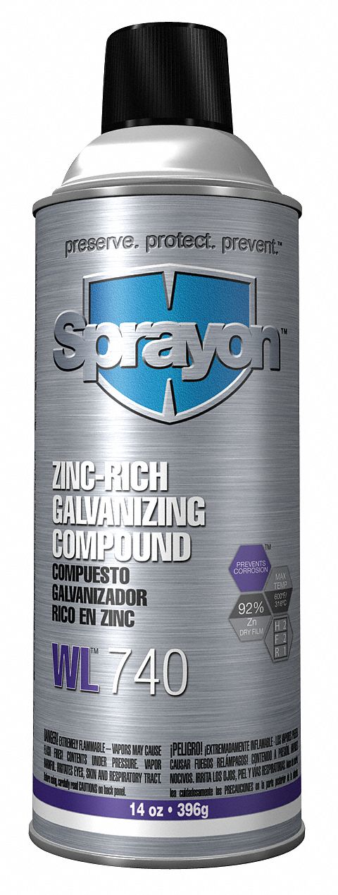 Cold Galvanizing Compound, Gray, 14 oz.