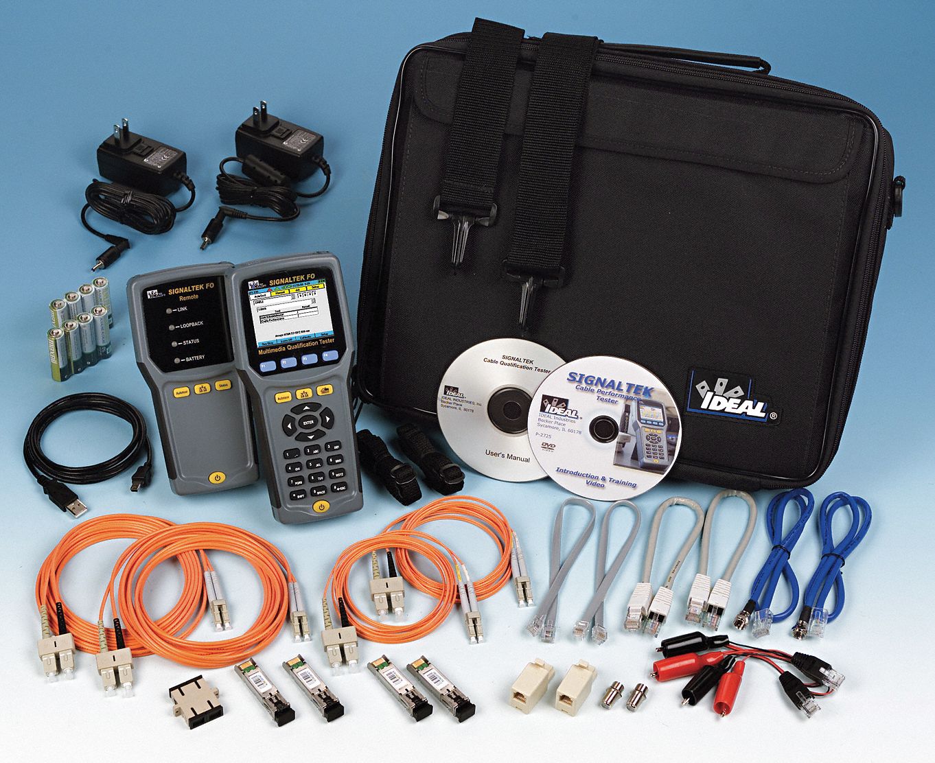 Multimedia Tester, LAN and Fiber