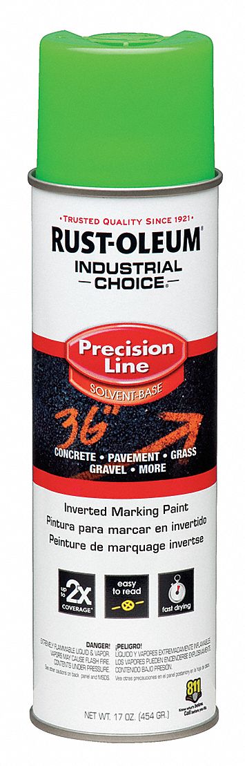 Marking Paint, Fluorescent Green, 17 oz.