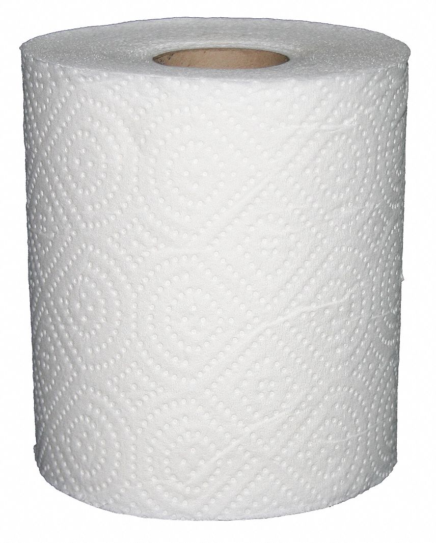 Paper Towel, White, 65 ft. L, PK 12