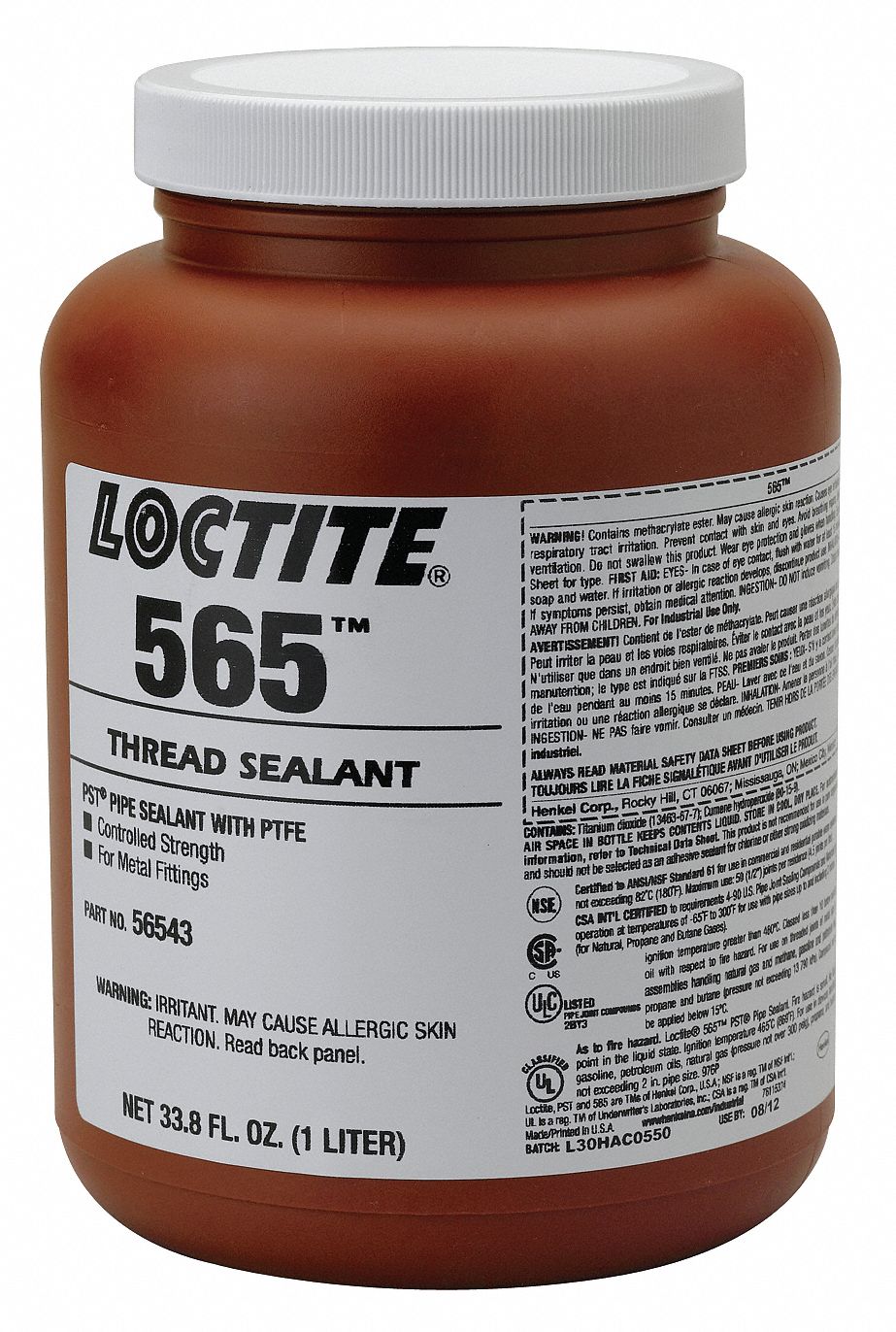 Thread Sealant, 1 Liter Bottle