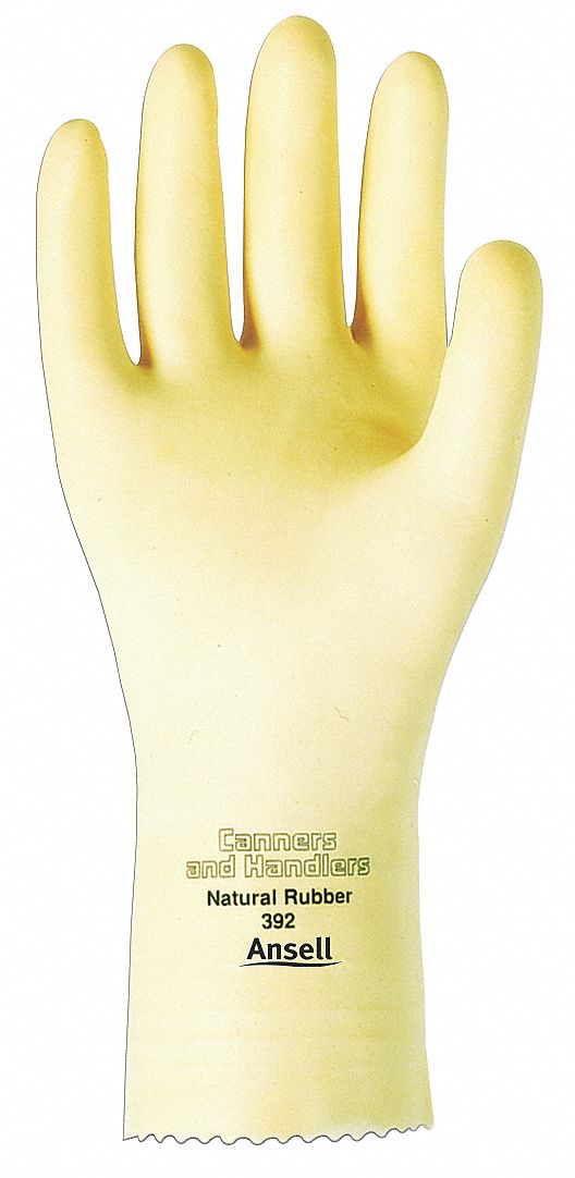 Chemical Resistant Glove, 19 mil, Sz 8, PR