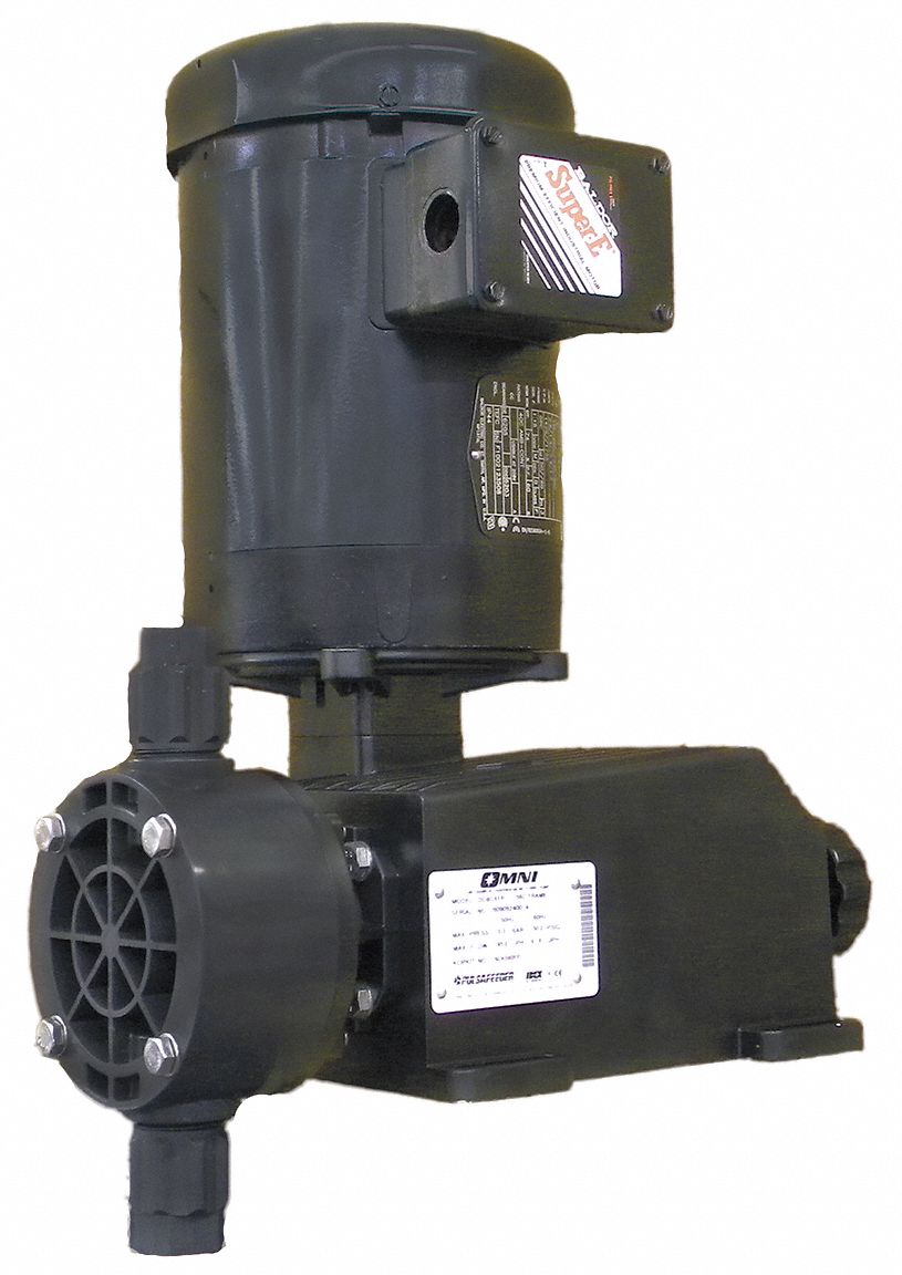 Diaphragm Metering Pump, 2520 GPD, 90 PSI
