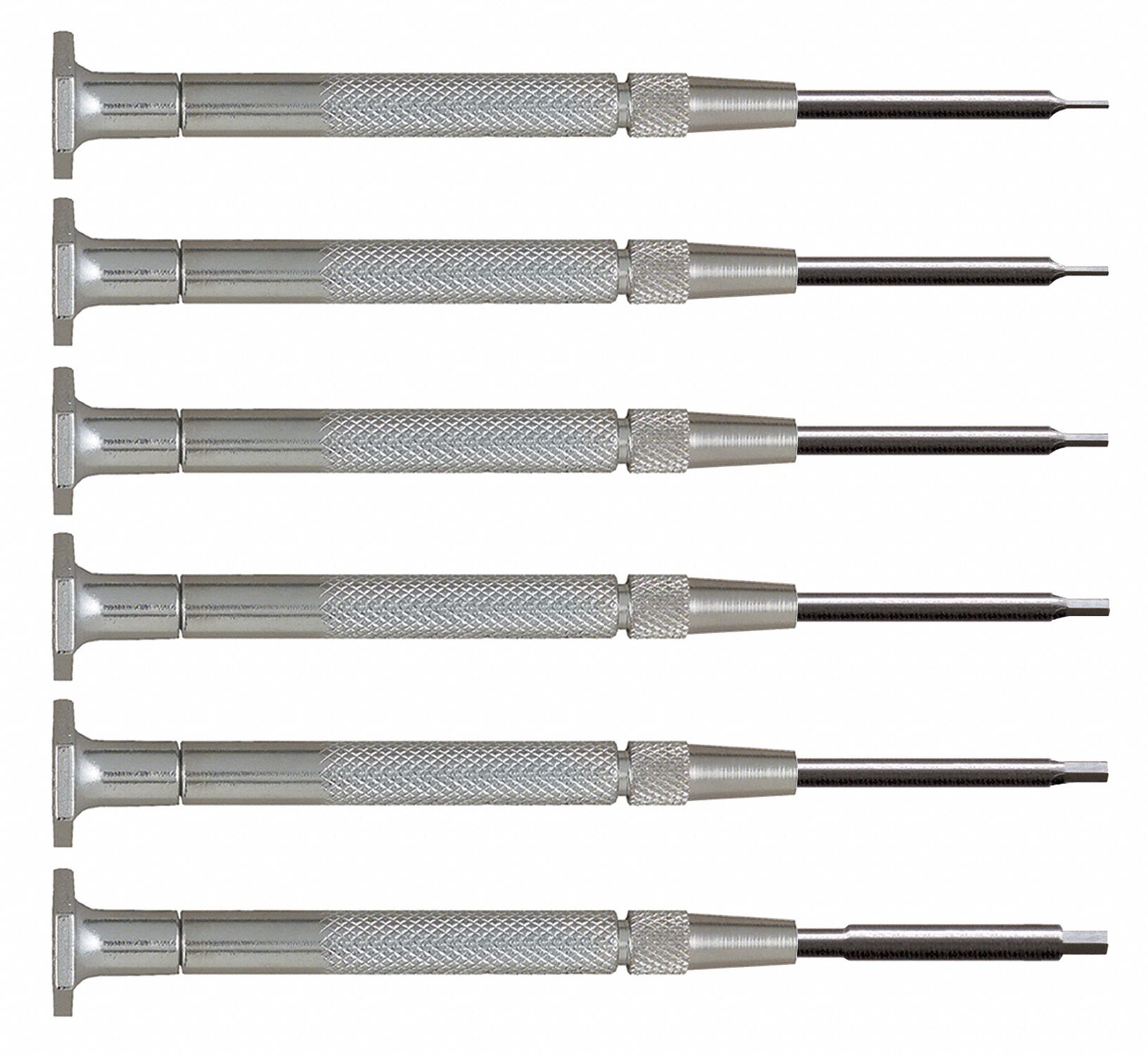 Hex Driver Set, Steel Handle, 6Pc