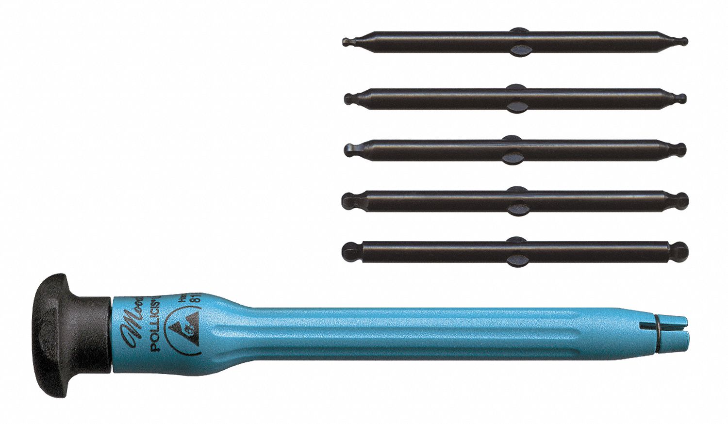 Ball Hex Driver Set, Reversible, 5Pc