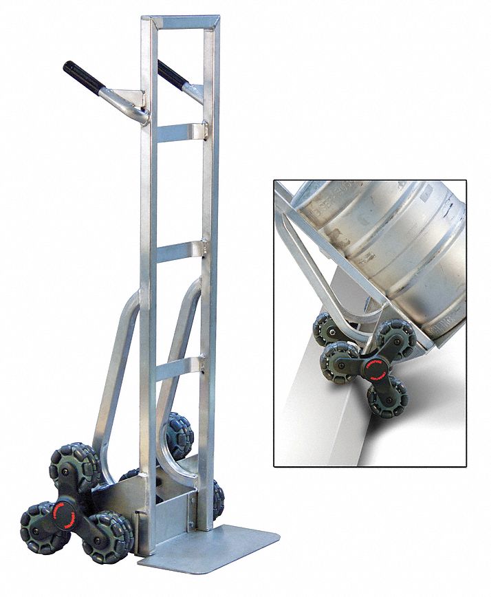 Stair-Climber Hand Truck, Barrel Back