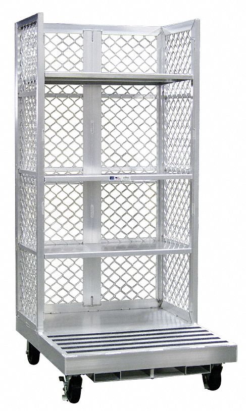 Forklift Order Picking Cart, Al, 12 In H