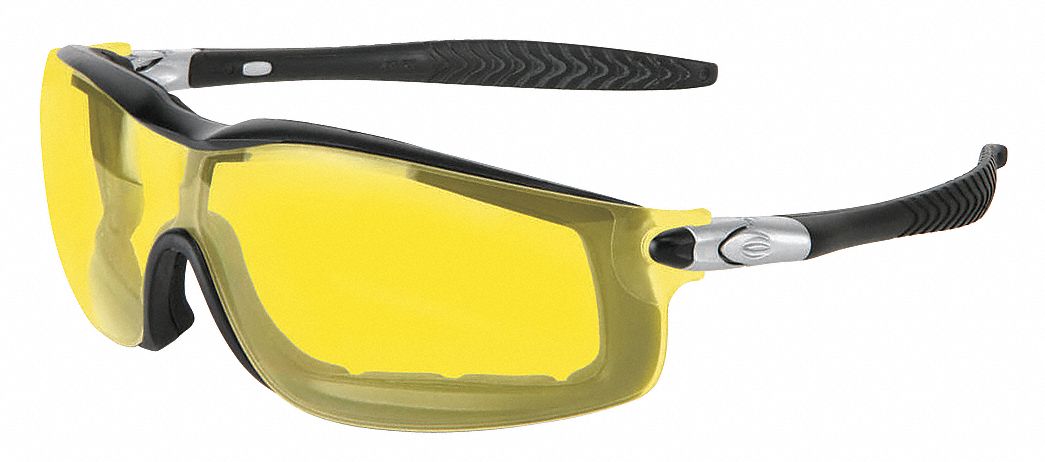 Safety Glasses, Amber, Antifog