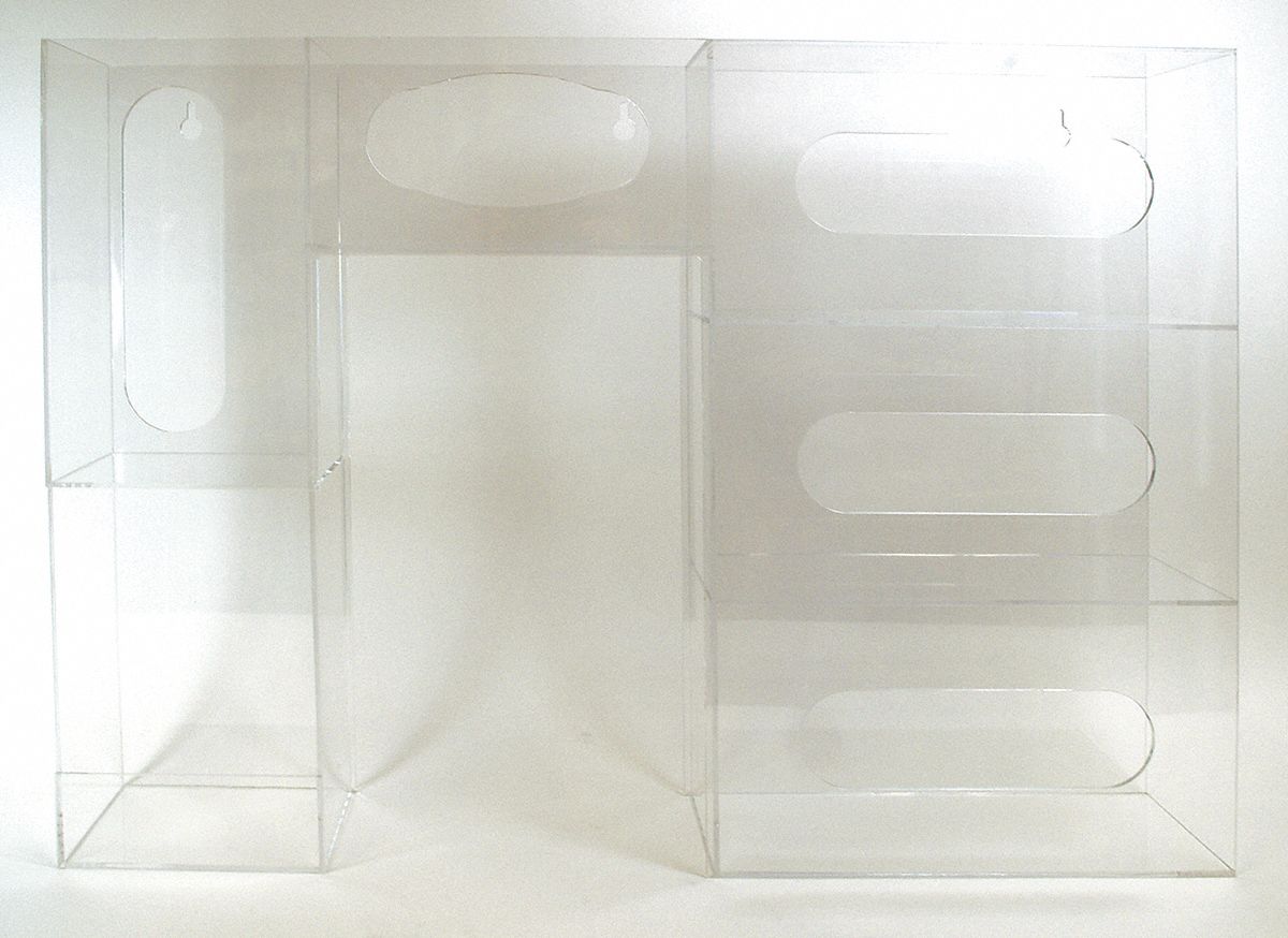 Multi Use Dispenser, 16-2/3 In. H, Acrylic