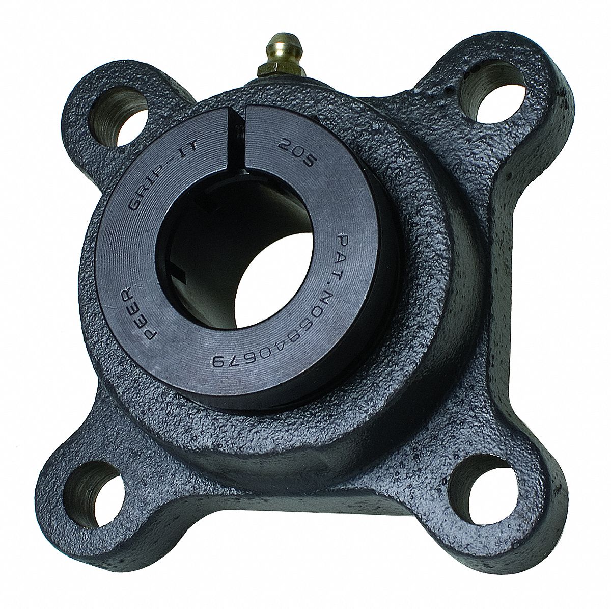 Mounted Brg, 4-Bolt Flange, Dia 1-1/2 In