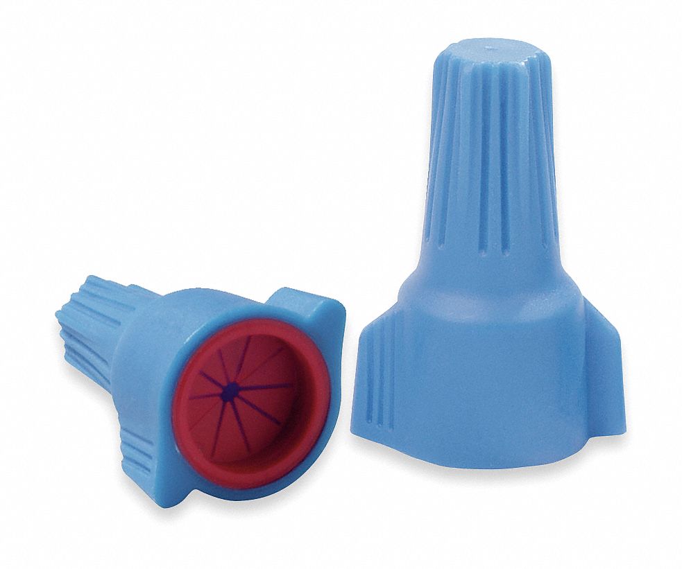 Wire Connector Nut, Blue/Red, PK 20