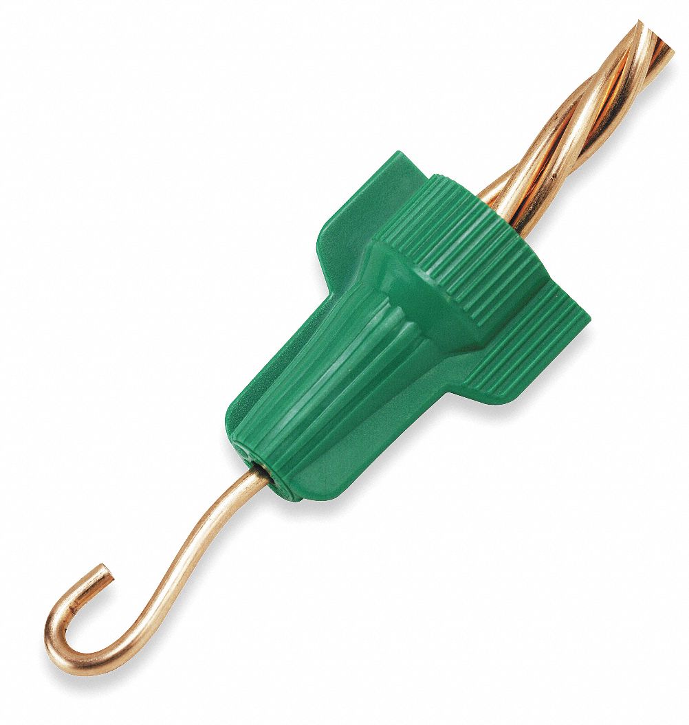 Wire Connector Nut, WGR, Green, PK 10