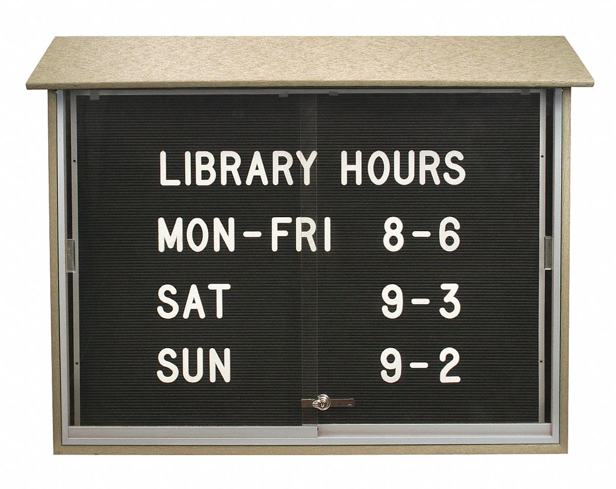 Enclosed Bulletin Board, Cork, 36