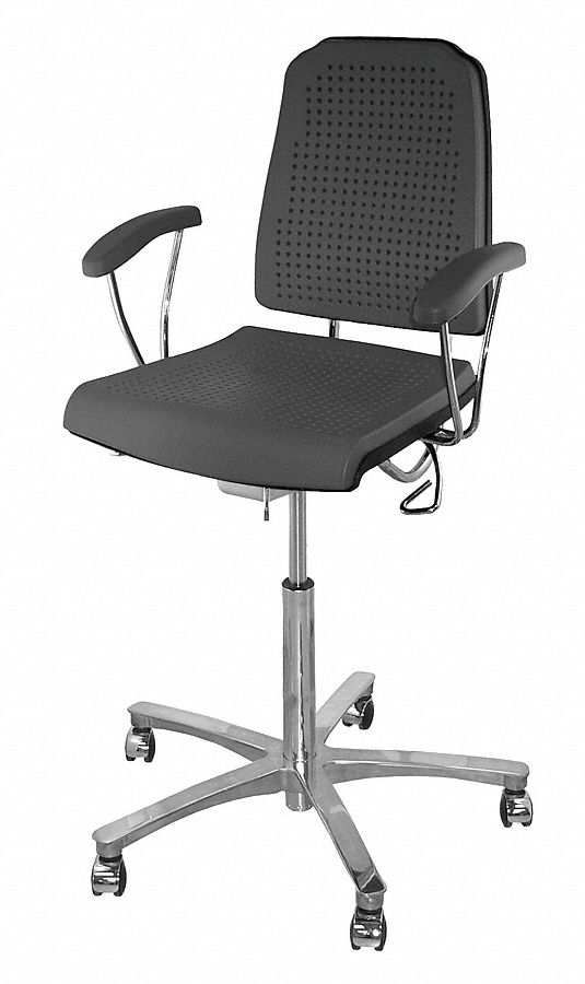 Task Chair, 300 lb., Black