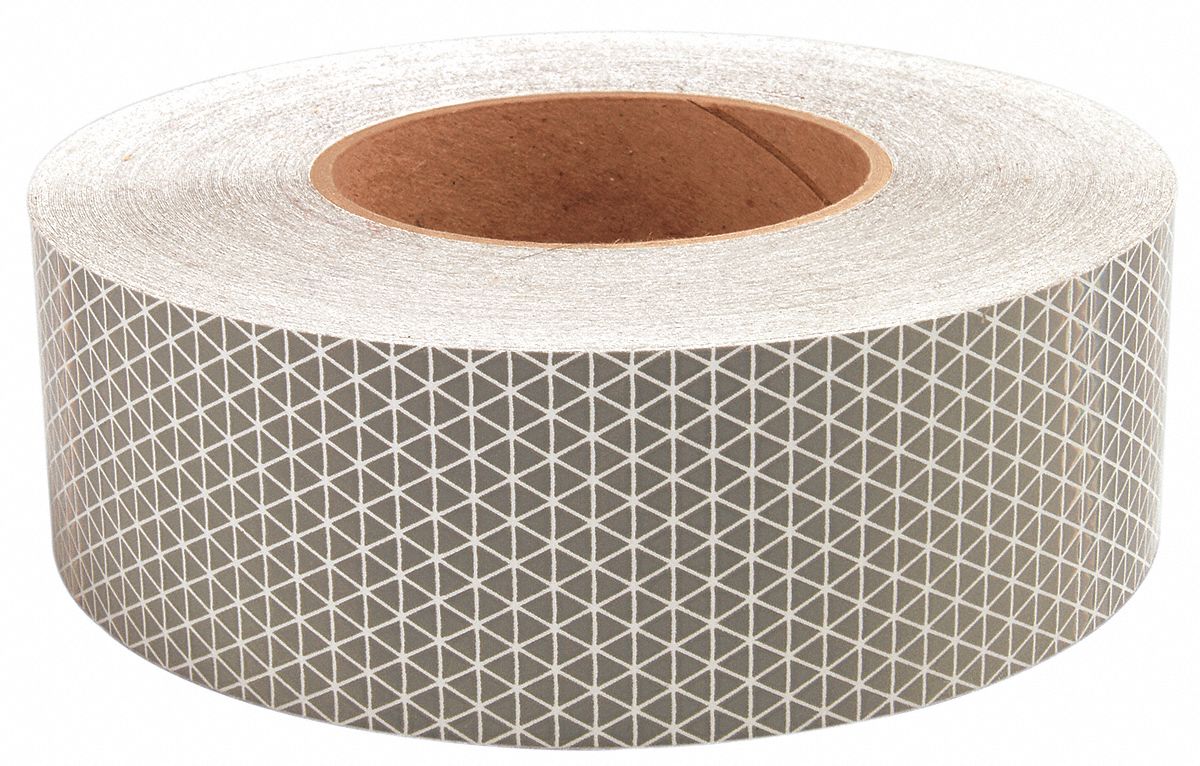Reflective Tape, W 2 In, White