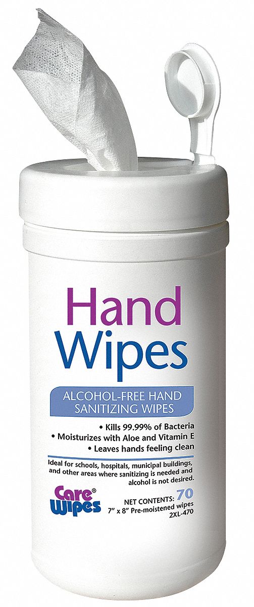 Hand Sanitizing Wipes, Soapy, White