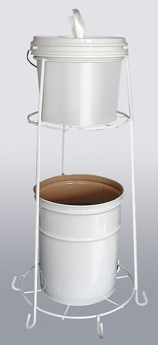 Wire Wipes Dispenser w/Trash Receptacle