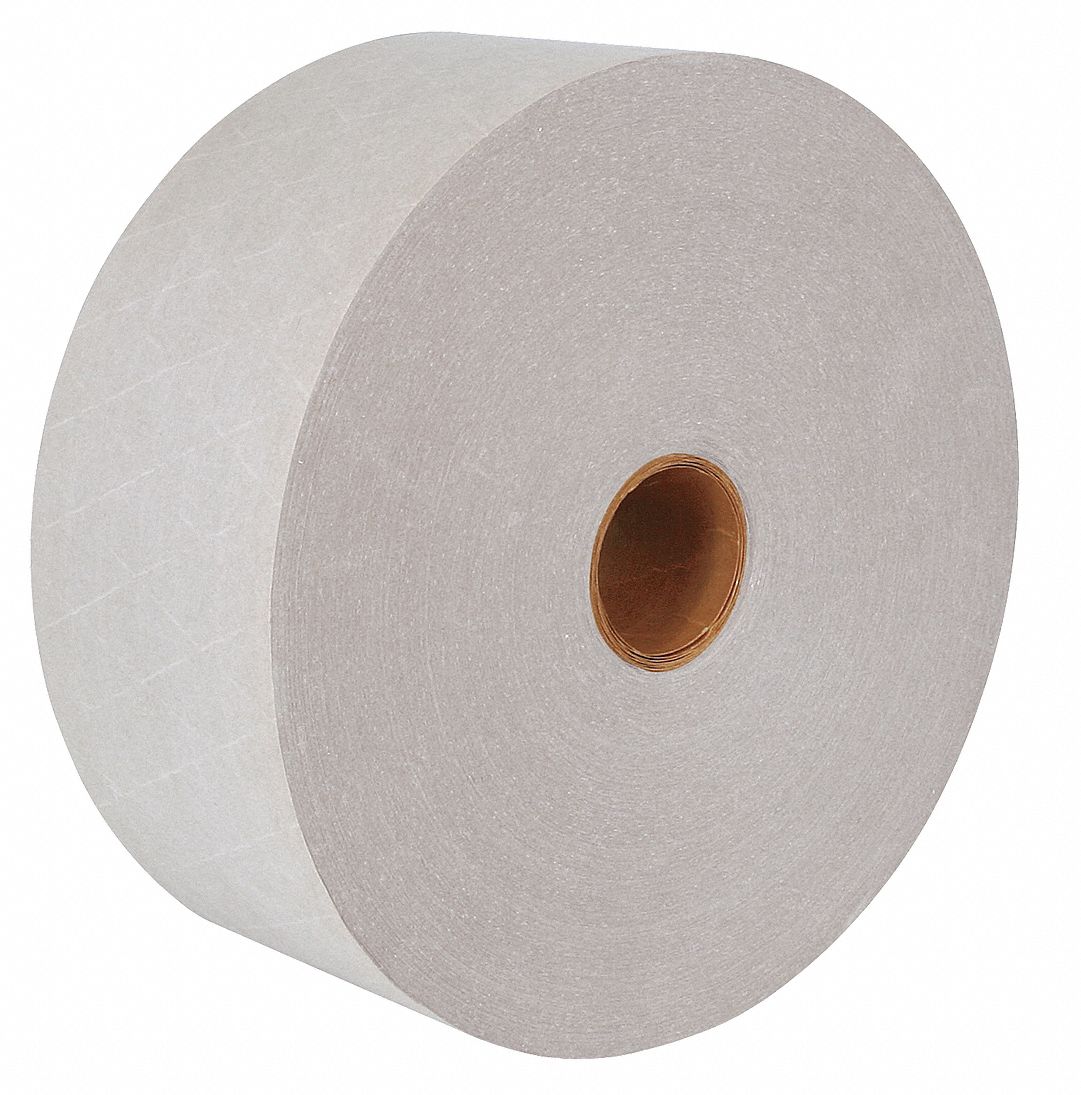 Carton Tape, White, 3 In. x 450 Ft., PK10