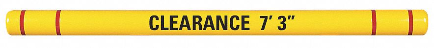 Clearance Bar, Closed Ends, 7.34Diax80In L