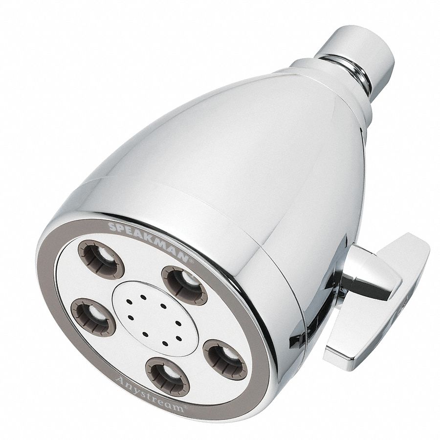 Showerhead, Fixed, 1/2 In, 2.5 GPM