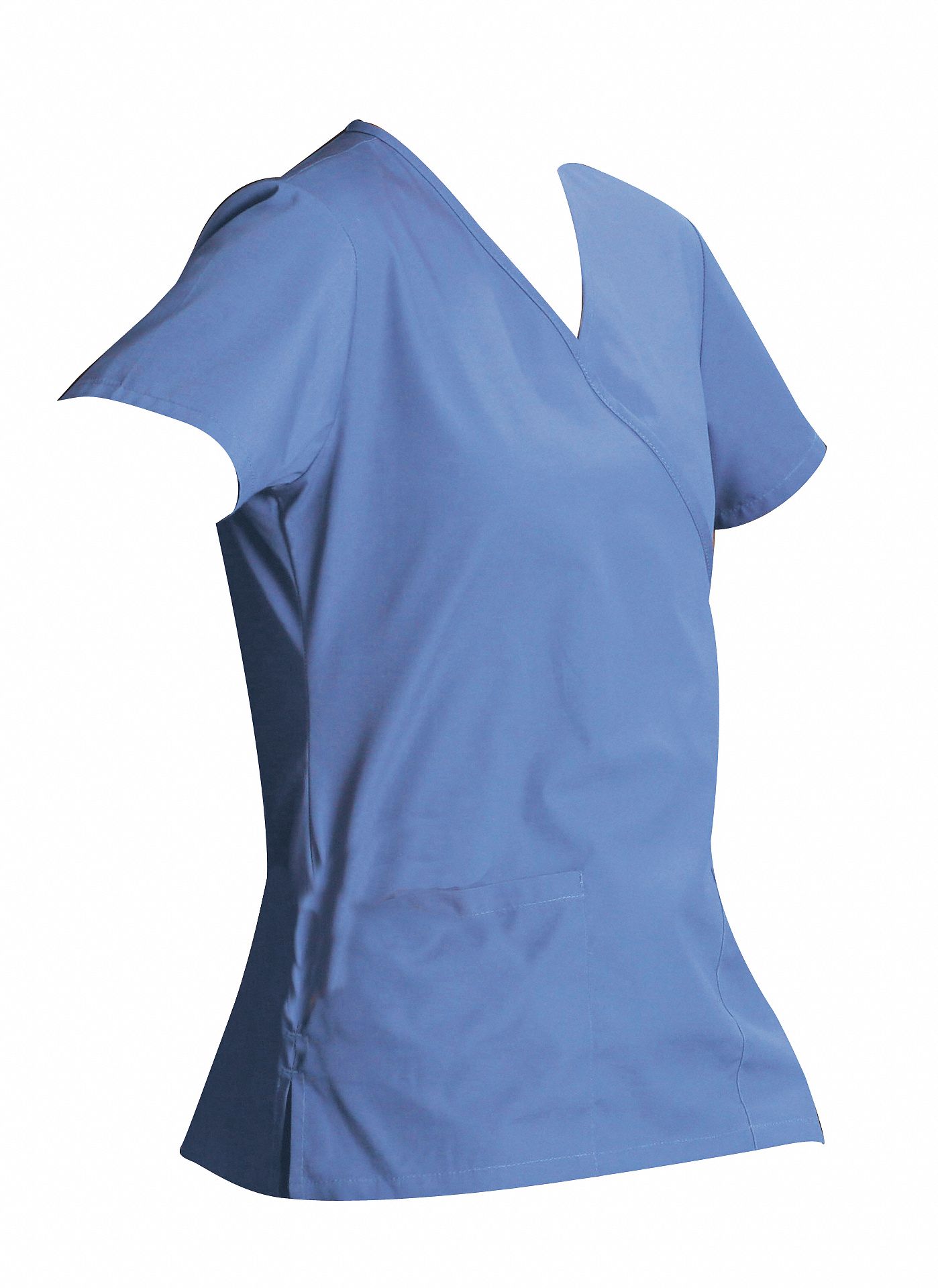 Scrub Shirt, Unisex, 2XL, Blue
