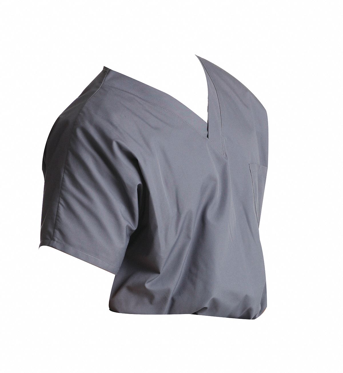 Scrub Shirt, XL, Gray, Unisex