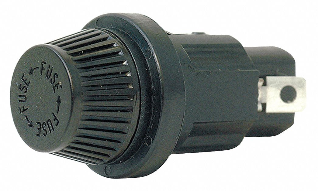 Fuse Holder, 30A, 600V, 1Pole, Straight QC