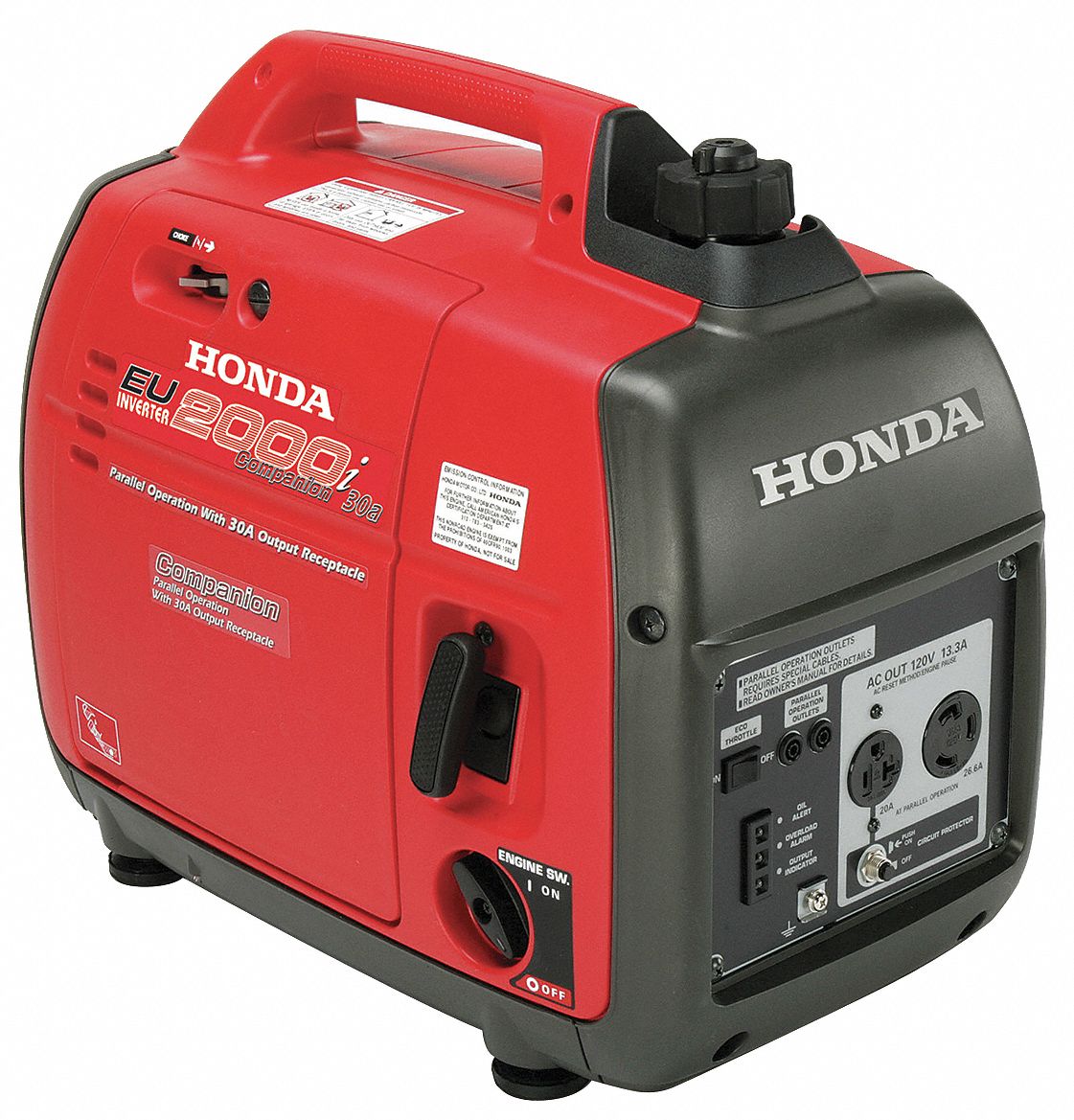 Portable Inverter Generator, 1600W Rated