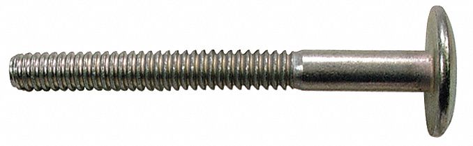 Rivet, Button, 3/16 In Dia, .312 Grip, Pk10