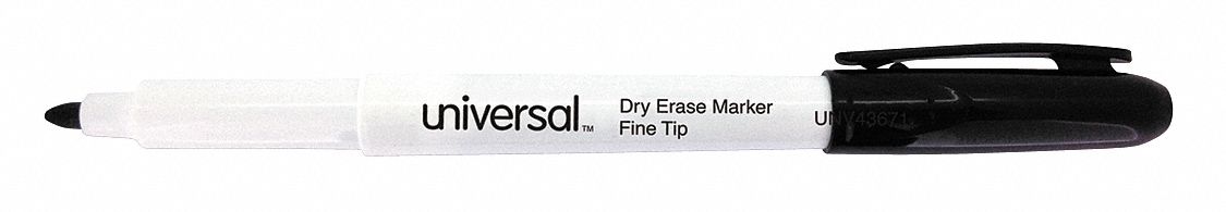 Dry Erase Marker, Bullet, Assorted, PK 4