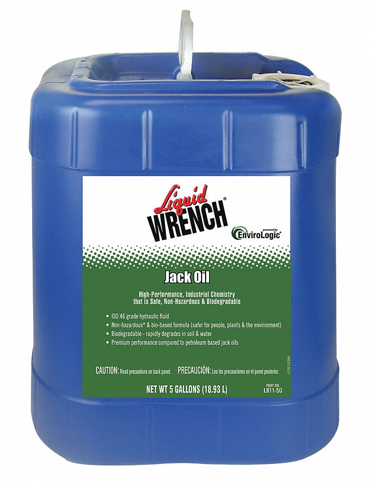 Hydraulic Jack Oil, 5 Gal.