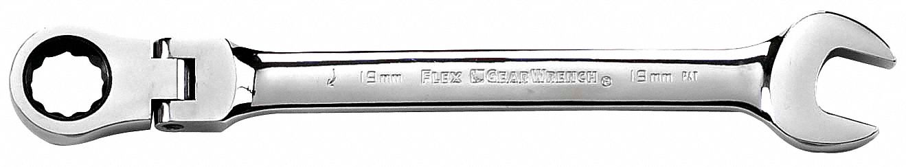 Ratcheting Combo Wrench, 8mm, Flexible