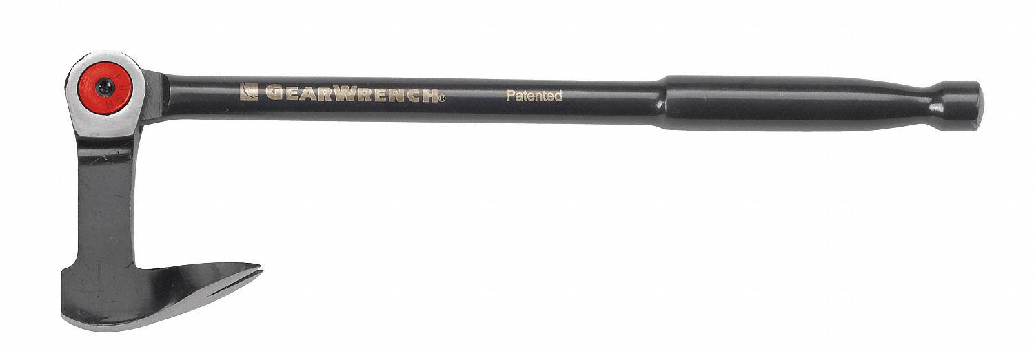 Indexable Nail Puller, 12 In. L, Steel, Blk