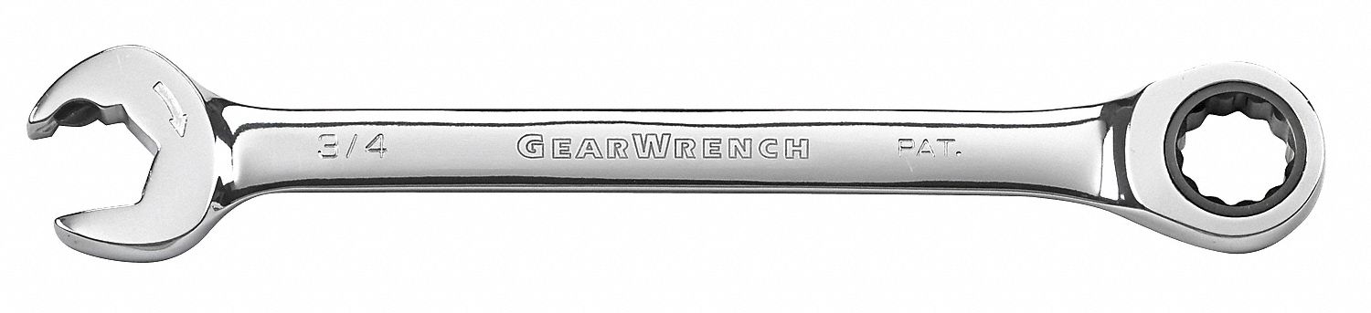 Ratcheting Combination Wrench, 5/8 in.